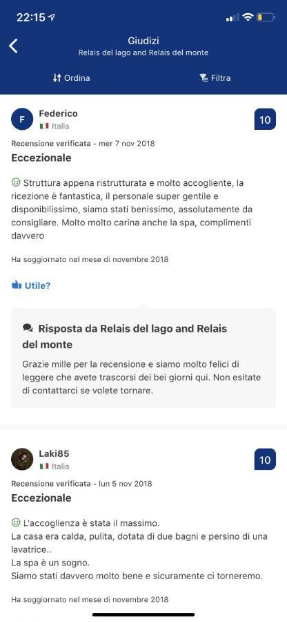 Relais Del Lago E Relais Del Monte Filettole 外观 照片
